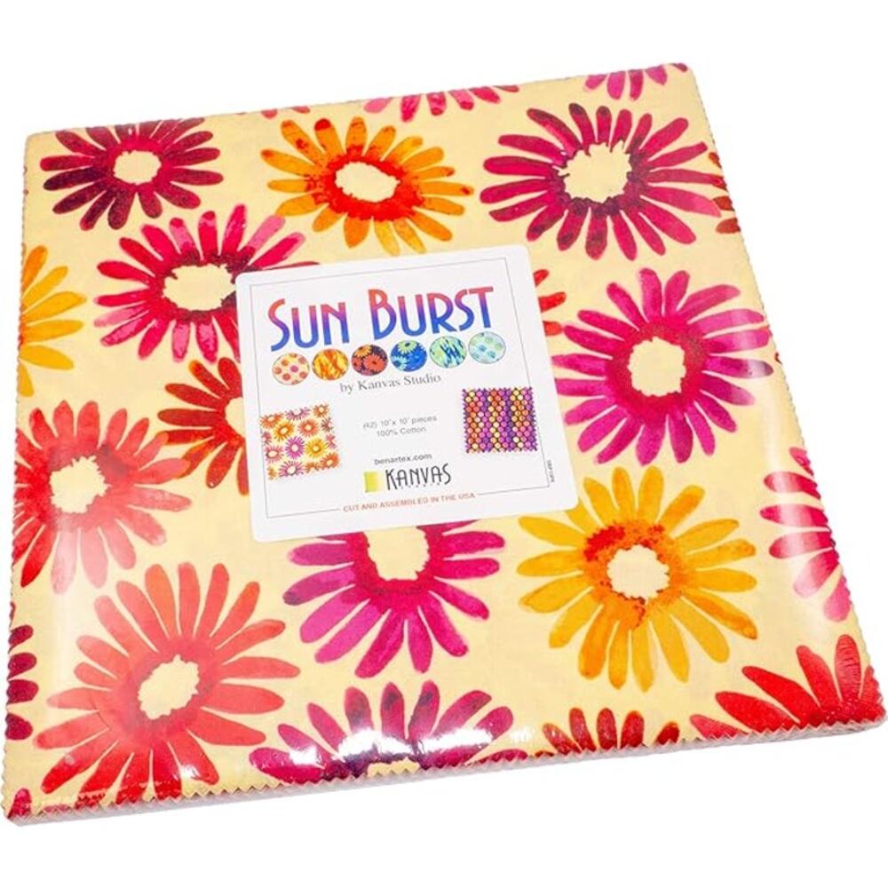 Sun Burst Layer Cake by Kanvas Studios for Benartex 10 inch Retired